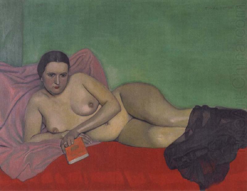 Felix Vallotton Nude holding a book china oil painting image